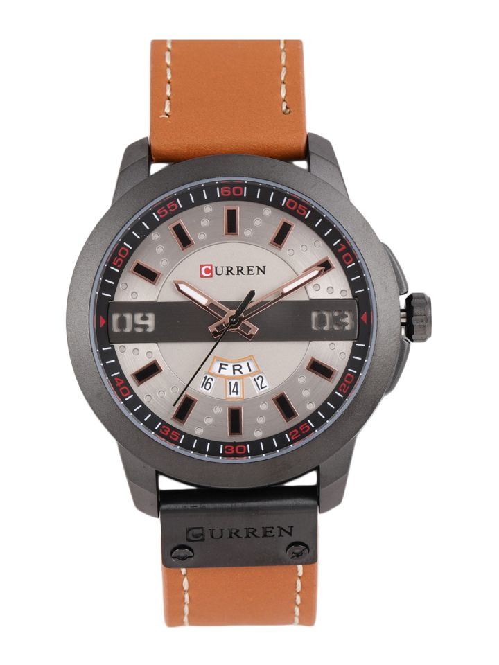 Buy Curren Men Steel Toned Analogue Watch 8286TAN Watches for
