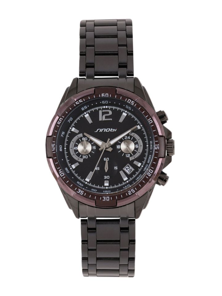 Buy Sinobi Men Black Analogue Watch 11S9696G01 Watches for