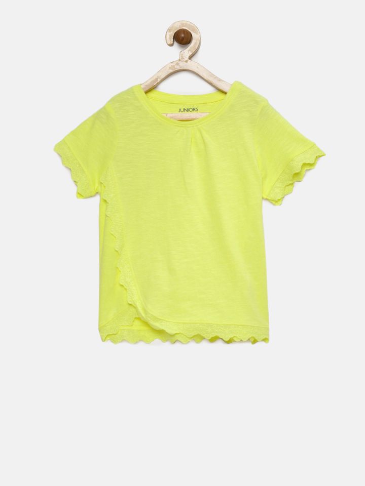 Yellow tops cheap for juniors