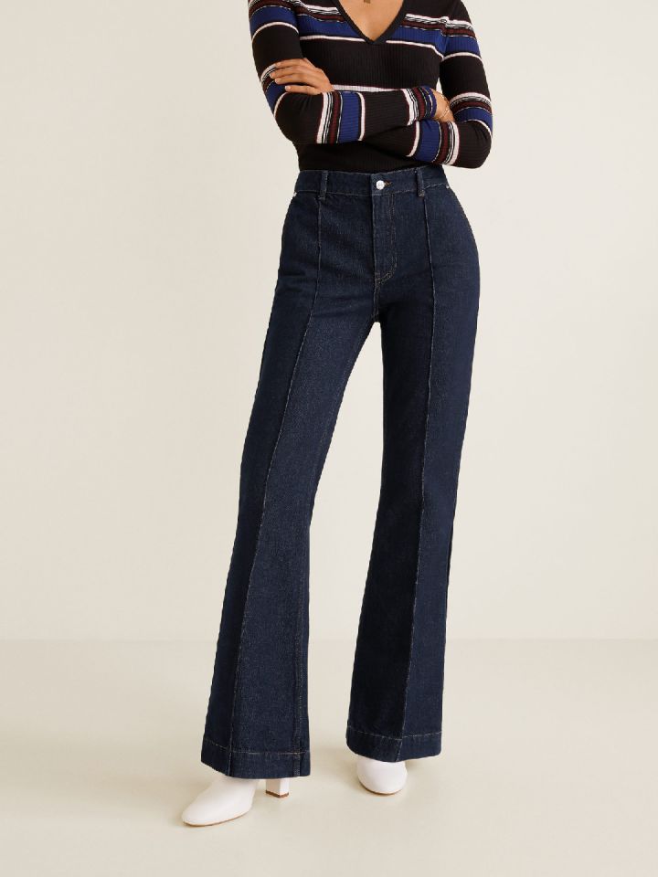 High waist jeans on myntra hotsell