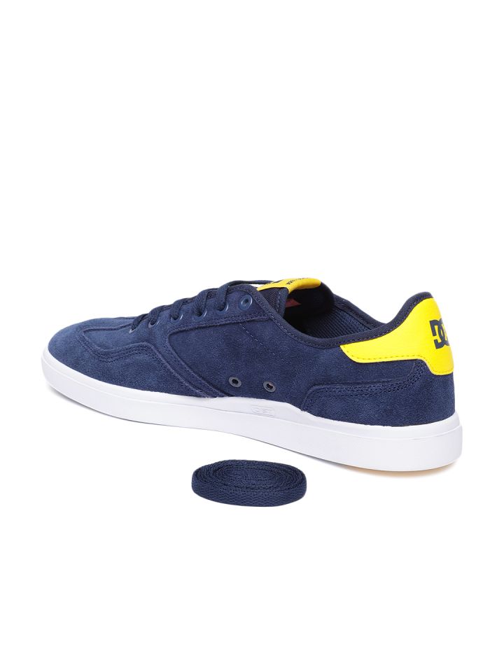 Buy DC Men Navy Blue VESTREY S M Suede Sneakers Casual Shoes for