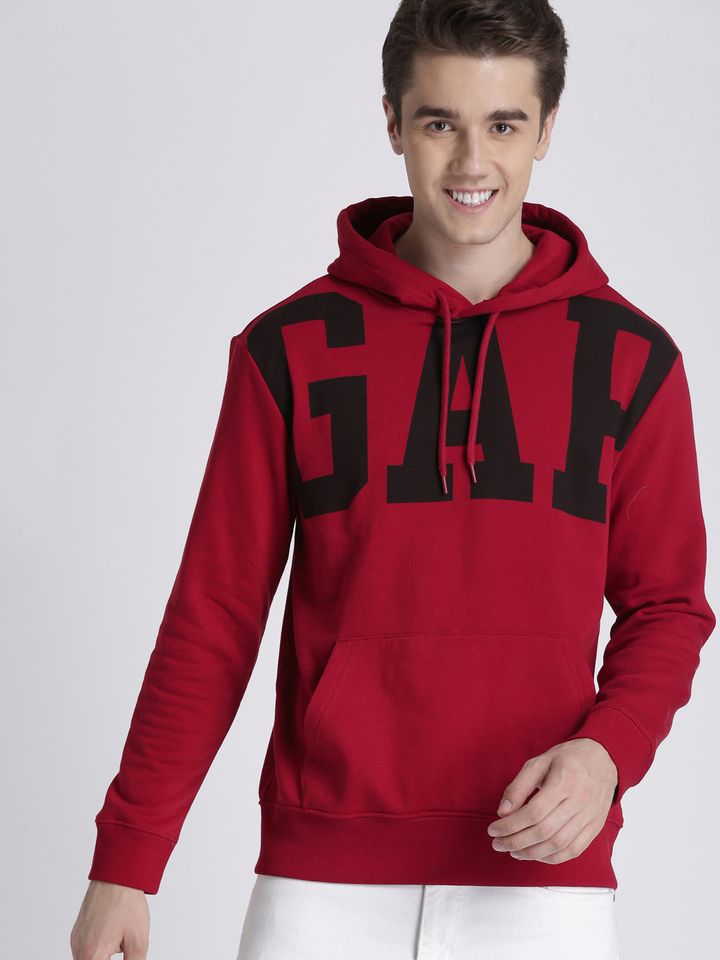 gap logo fleece pullover hoodie