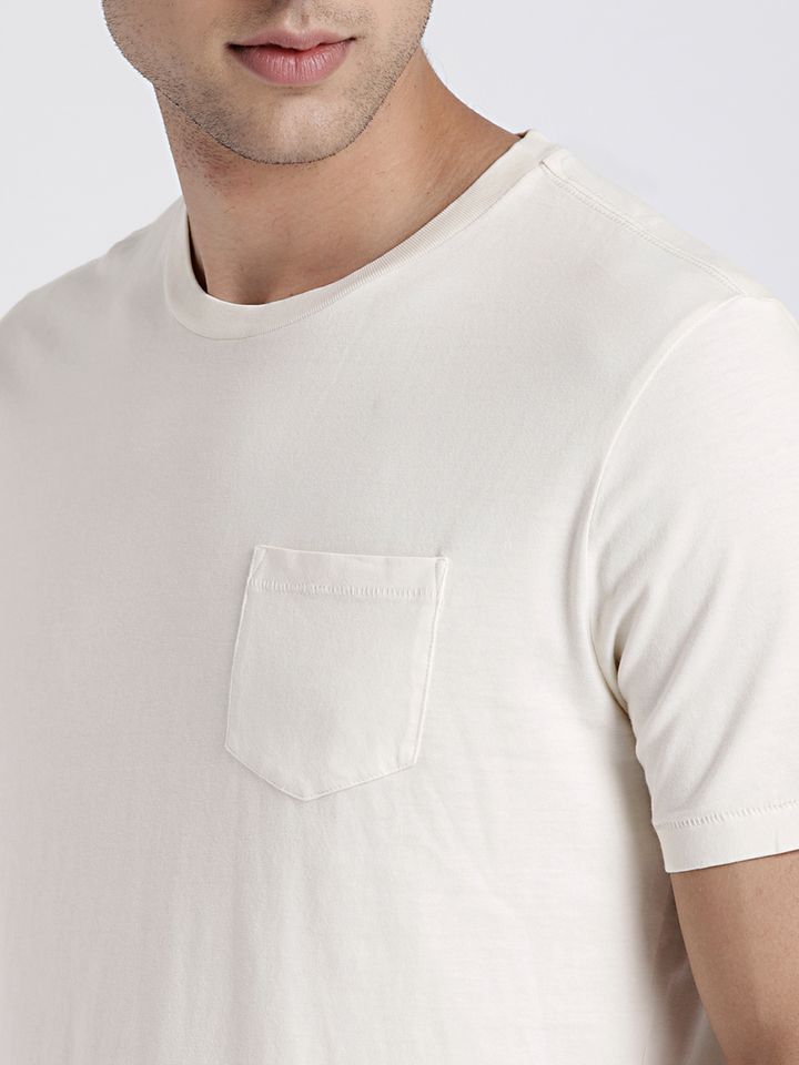 off white pocket tee