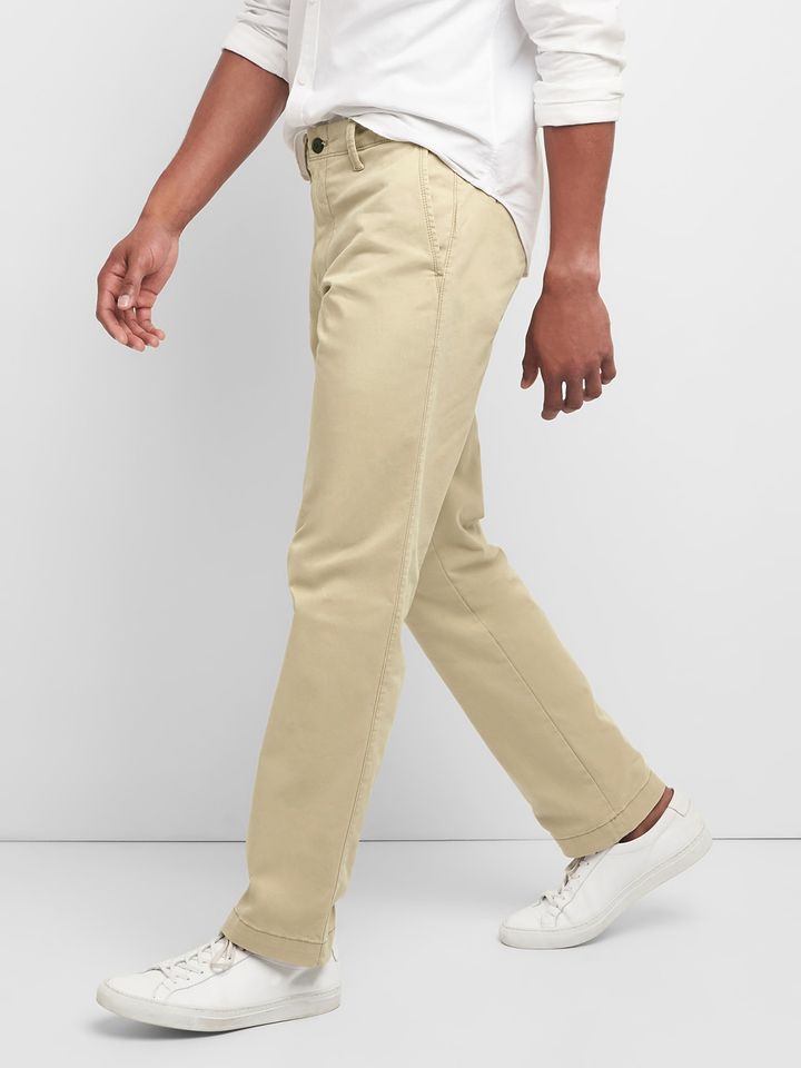 gap men's khakis straight fit