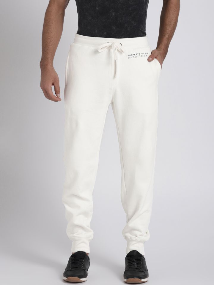 gap white sweatpants