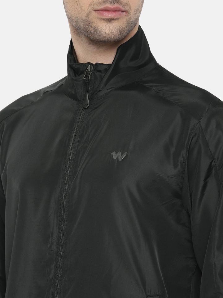 Buy Wildcraft Men Black Solid Sporty Yen Wind Breaker Jacket - Jackets for  Men 7228177 | Myntra