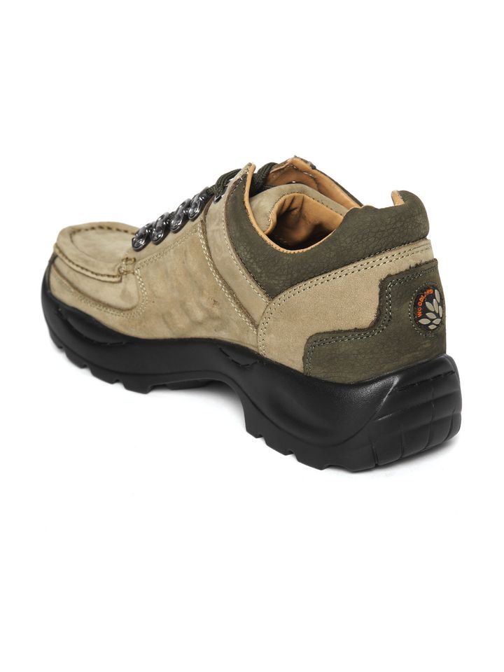 Buy Woodland Men Beige Nubuck Leather 