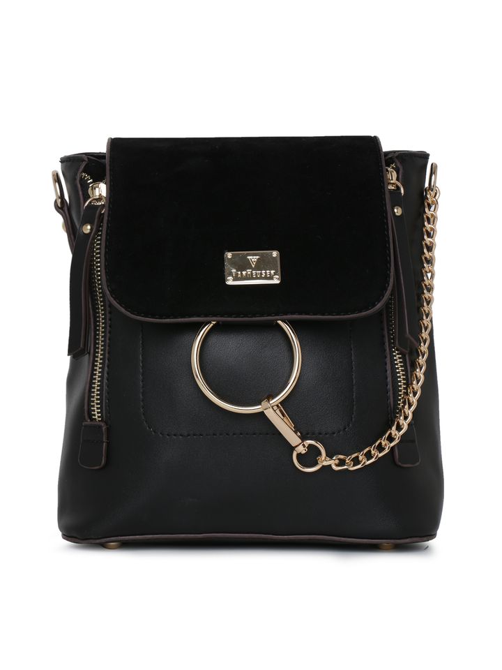 van heusen black backpack