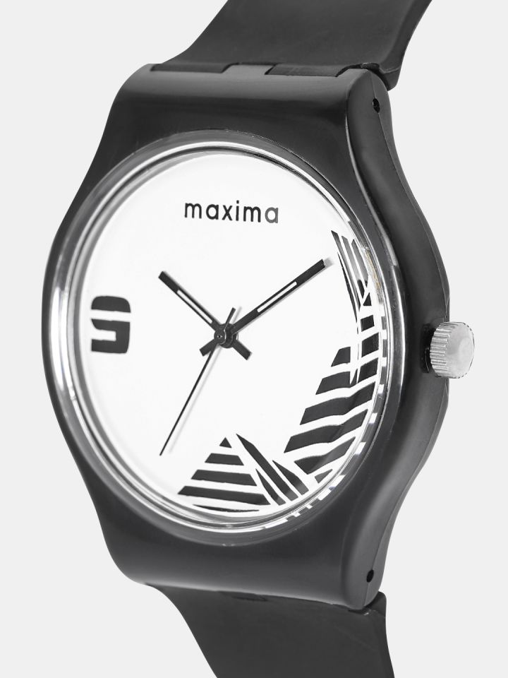 maxima Super Aqua Men White Analogue Watch O 44880PPGW