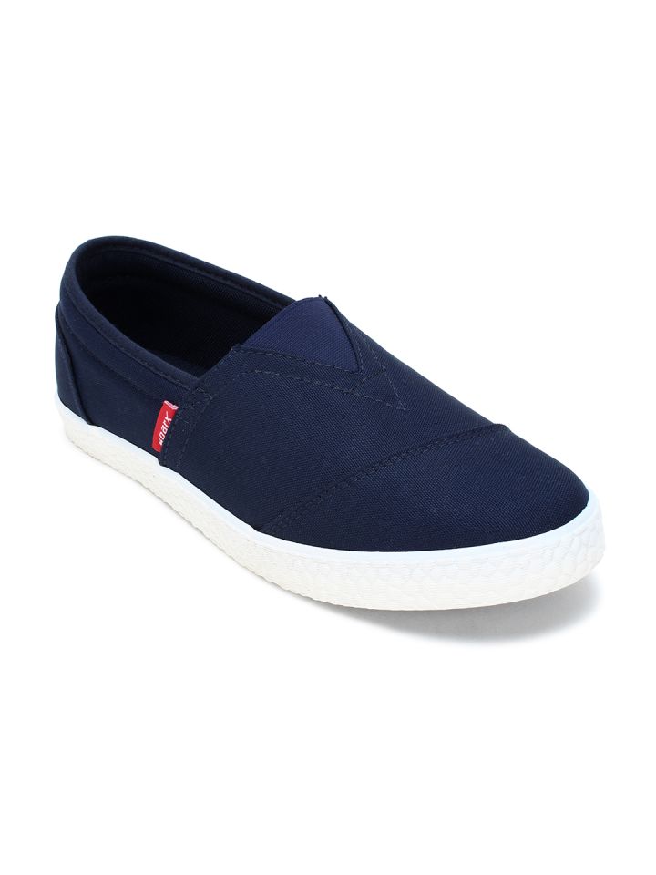 Sparx Men Navy Blue Slip On Sneakers
