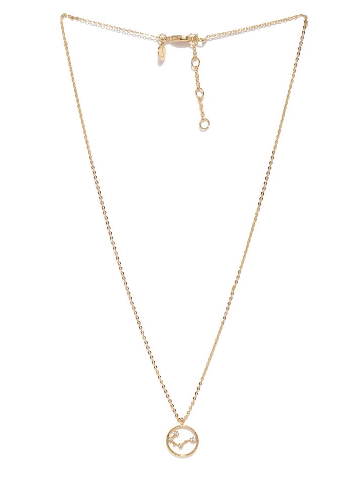 Buy Accessorize Gold Plated CZ Stone 