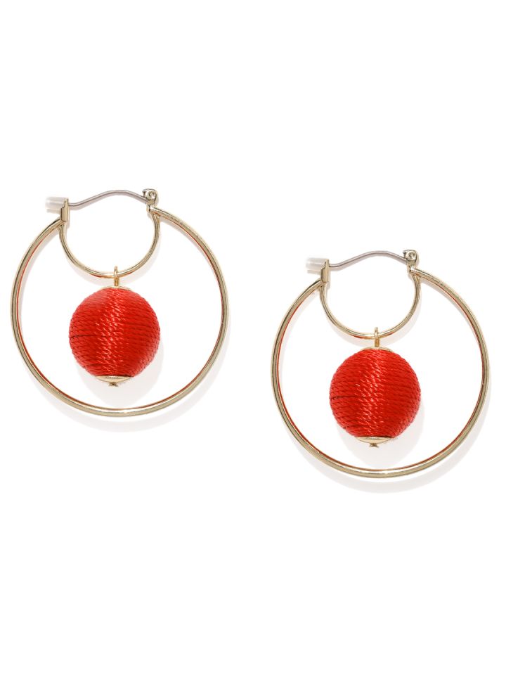 Red earrings deals accessorize