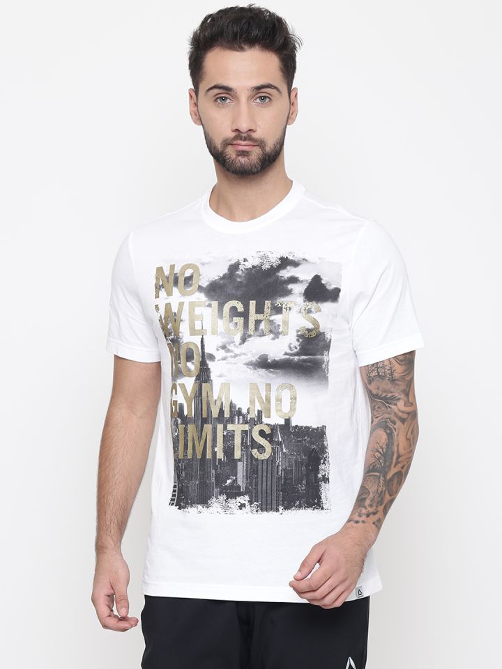 Reebok shirts shop white