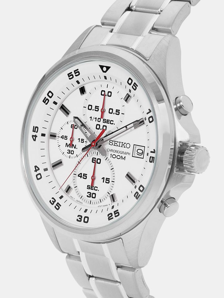 SEIKO Men White Chronograph Watch SKS623P1