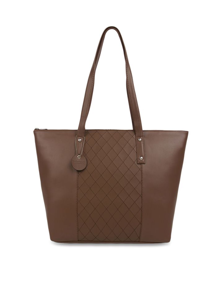 Buy Toteteca Brown Solid Shoulder Bag Handbags for Women 7246040