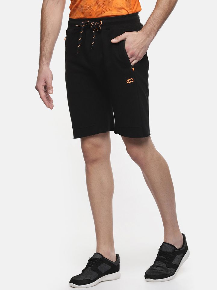 Buy Ajile By Pantaloons Men Black Solid Slim Fit Regular Shorts Shorts For Men 7250479 Myntra Pantaloons is one of india's strongest fashion brands for men, women and kids. ajile by pantaloons men black solid slim fit regular shorts