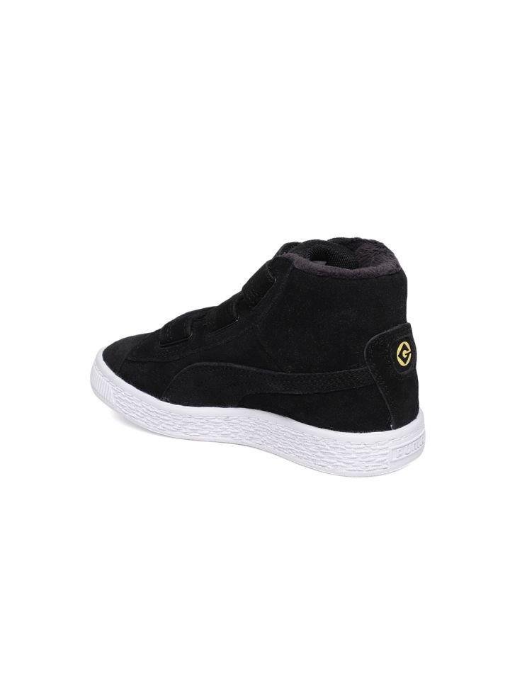 PUMA Minions Suede Mid Fur Velcro Kids Sneaker
