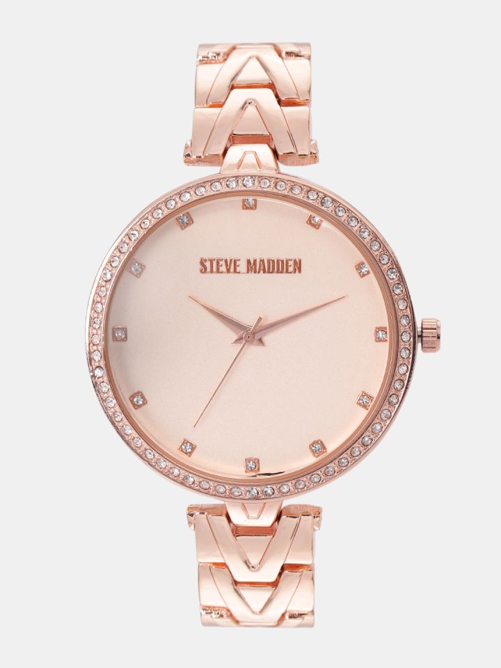 Steve madden watches rose gold deals
