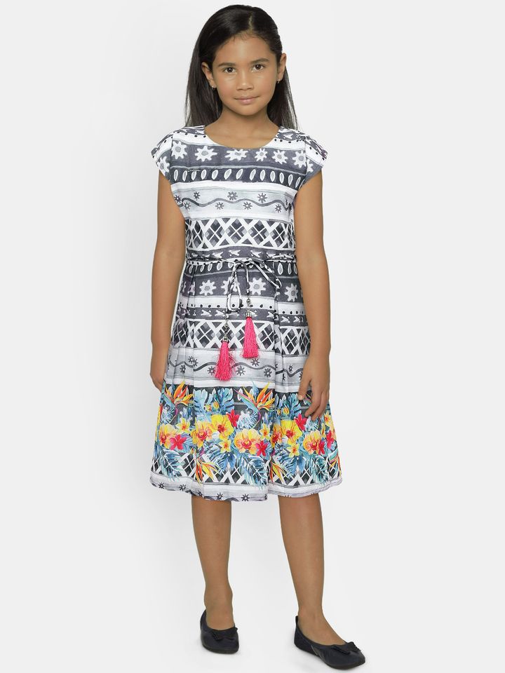 fit and flare dress myntra