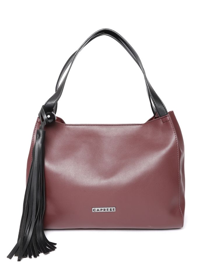 Caprese on sale maroon handbag