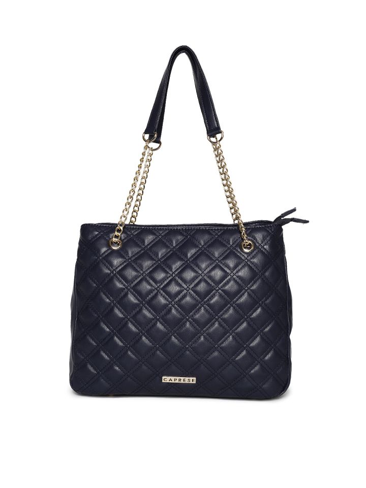 Caprese blue solid 2025 shoulder bag