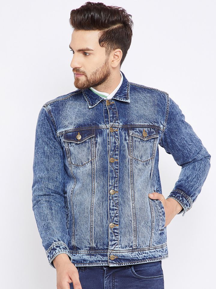 Buy Canary London Men Blue Solid Denim 