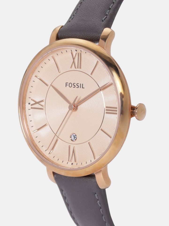 Buy Fossil Women Peach Coloured Factory Serviced Analogue Watch