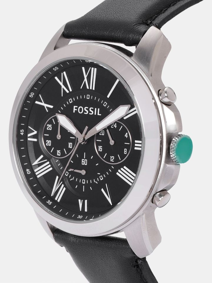 Buy Fossil Men Black Factory Serviced Chronograph Watch FS4812