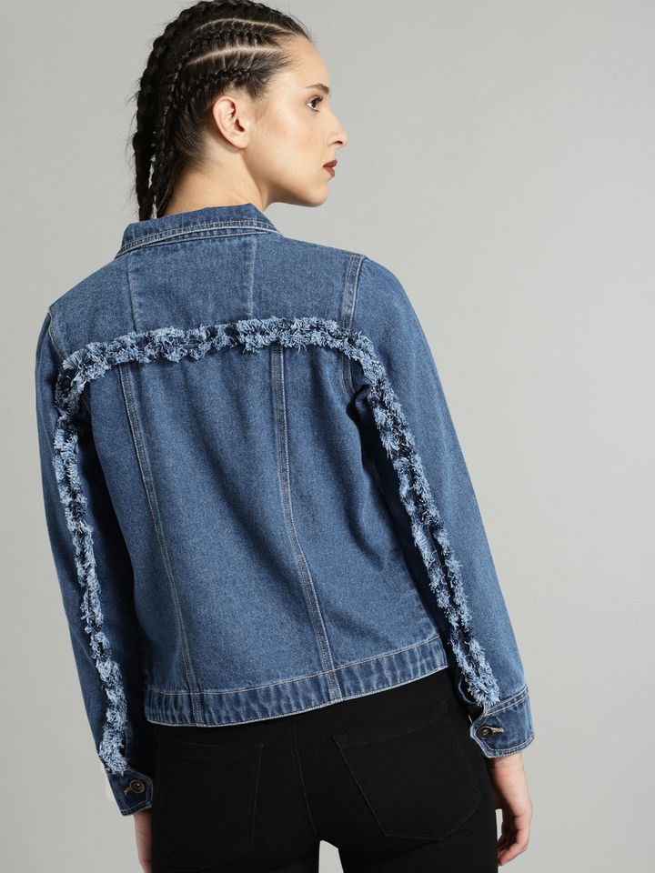 denim jacket on myntra