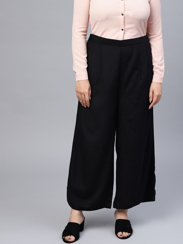 Wide Leg Palazzos - Palazzos for Women 