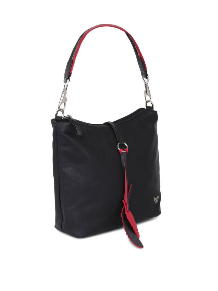Baggit pink solid shoulder bag clearance