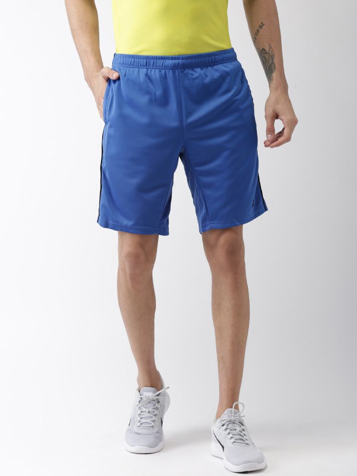 Buy YONEX Men Blue Solid Regular Fit Sports Shorts Shorts for