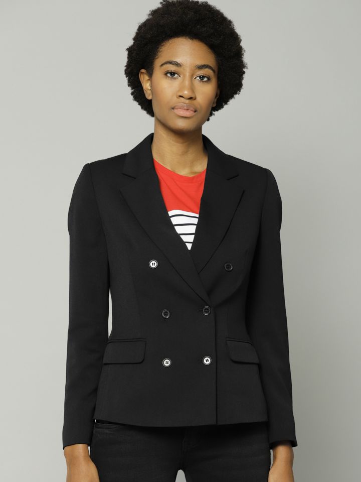 Marks and spencer black sale blazer