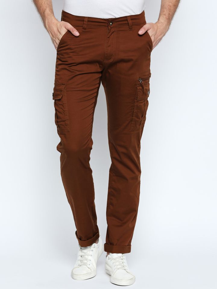 Beevee men's cotton cargo pants discount