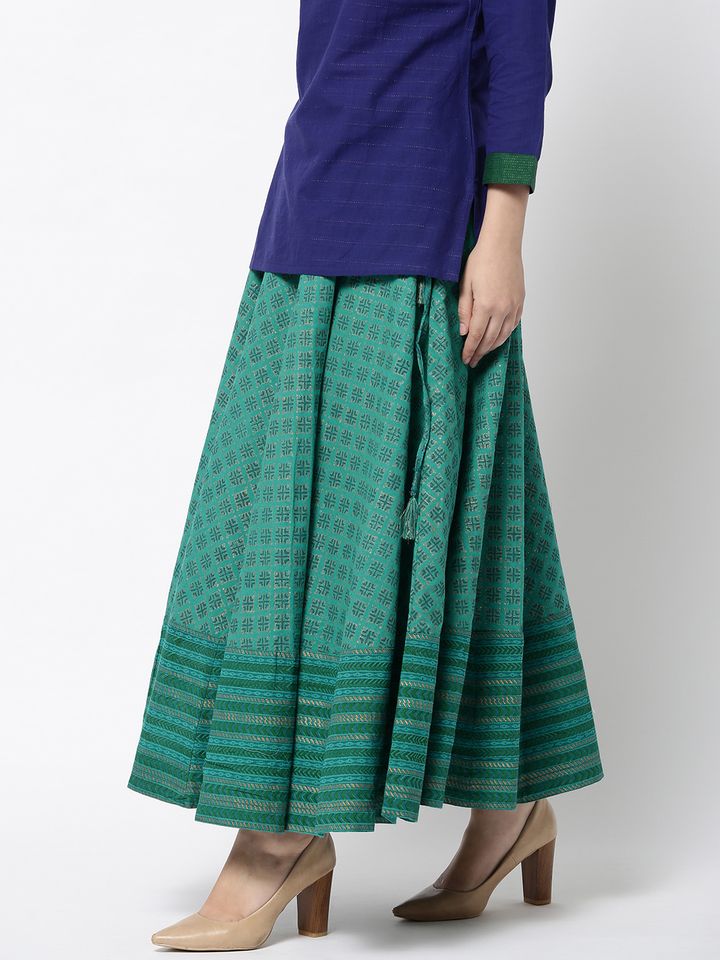 Wrap around skirt fabindia clearance
