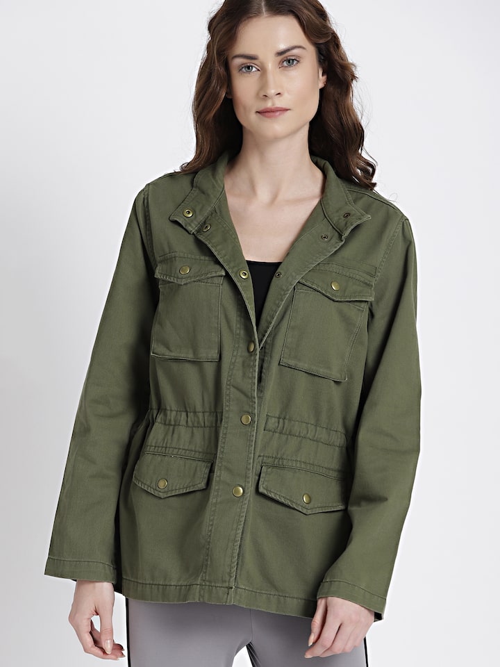 gap green jacket womens