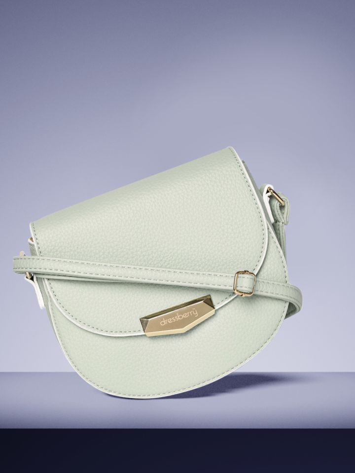 Dressberry mint green sling bag online