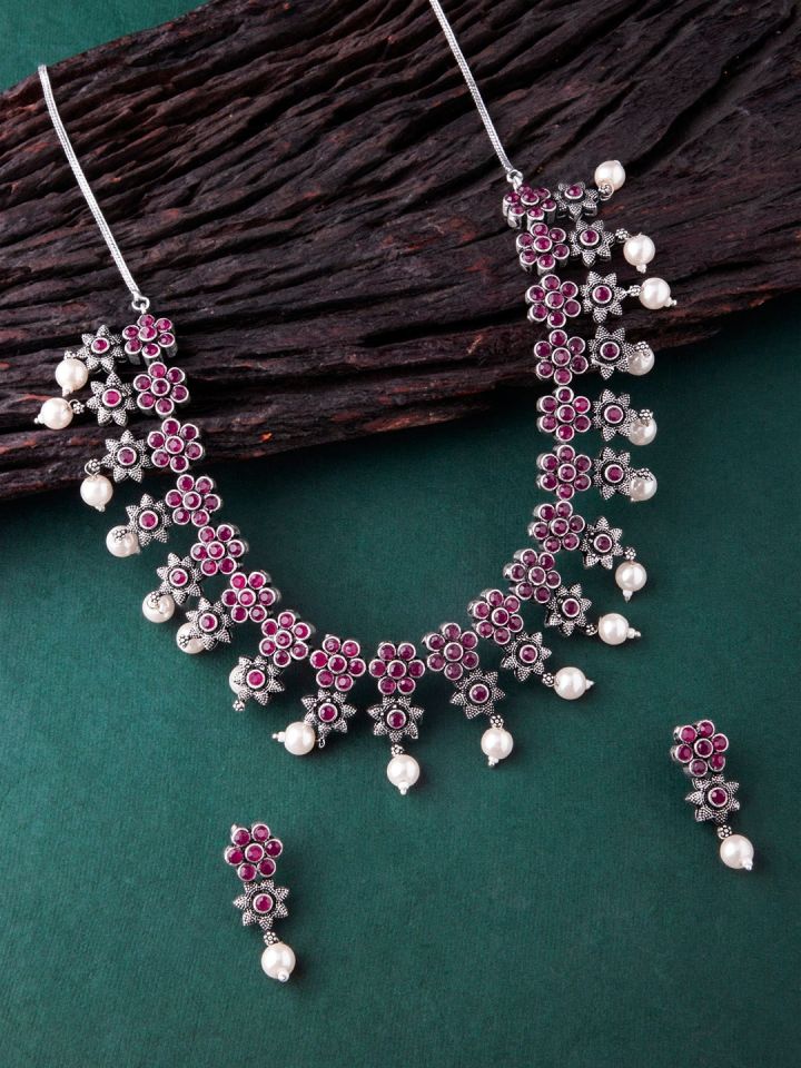 Oxidised 2025 jewellery myntra