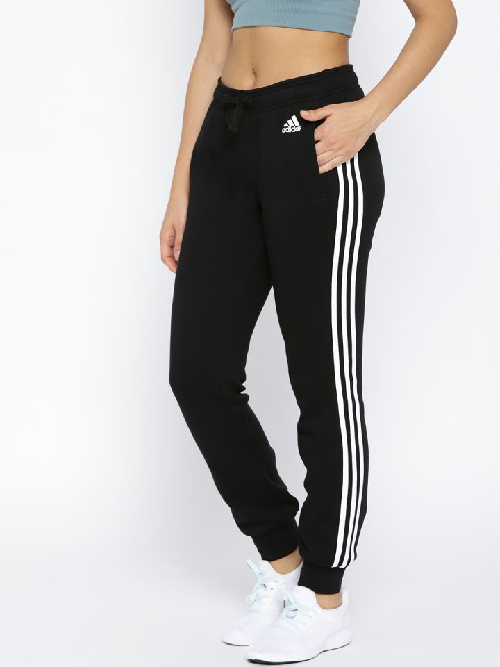 adidas striped joggers womens