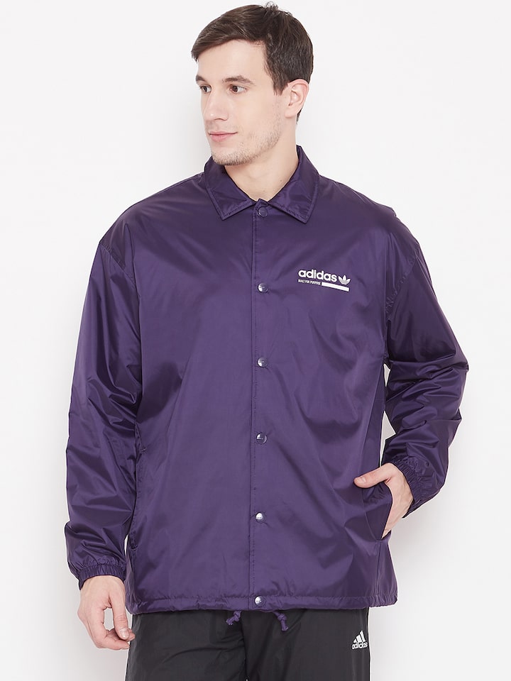 adidas purple jacket mens