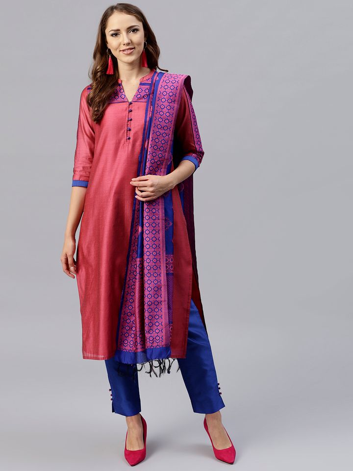 Myntra kurtis with dupatta clearance