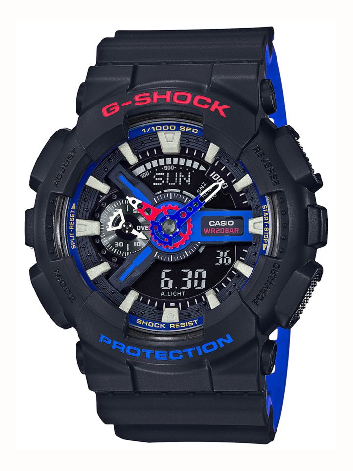 Buy CASIO G Shock Men Black Dial Extra Large Combination Watch GA