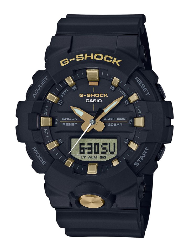 Buy CASIO G Shock Men Black Dial Extra Large Combination Watch GA