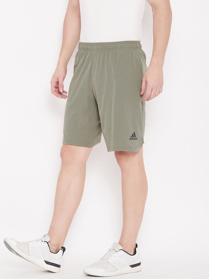 ADIDAS Men Solid Olive Green 4Krft Elevated Sports Shorts