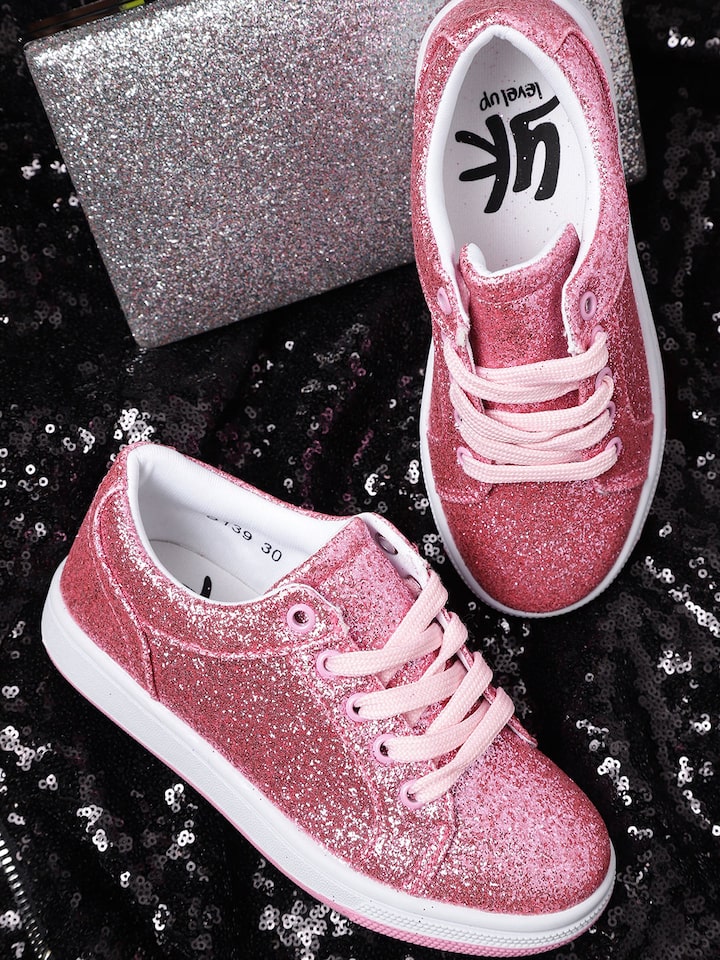YK Girls Pink Sneakers - Casual Shoes 