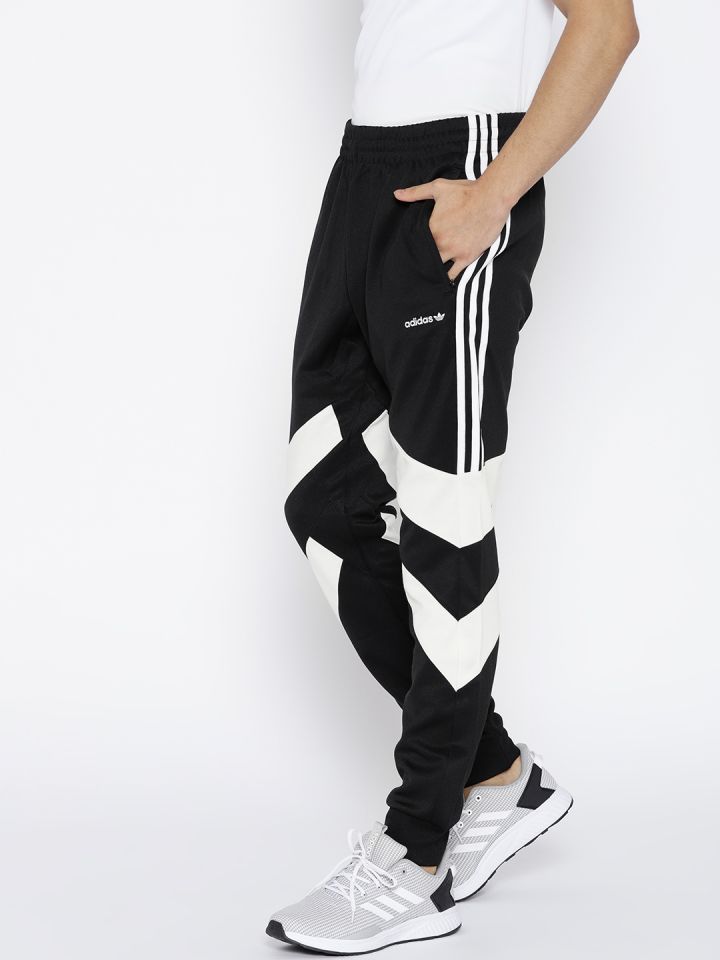 Adidas Mens Track Pants DJ3457MBlackWhiteM  Amazonin Fashion