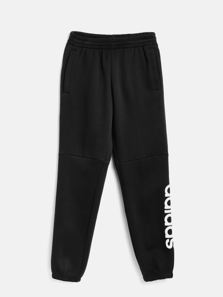 Boys black adidas joggers shop