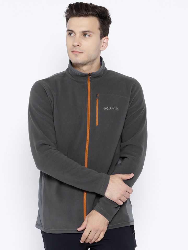 Buy Columbia Men Grey Lost Peak Full Zip Fleece Hiking Trekking