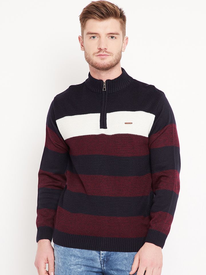Buy Duke Stardust Men Navy Blue 