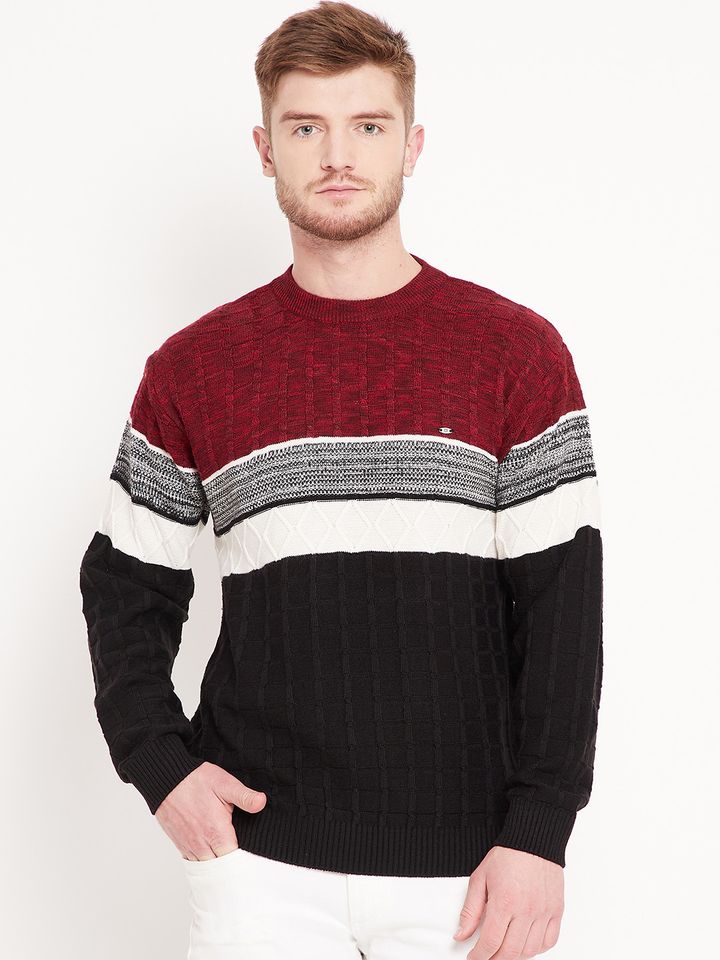 Buy Duke Stardust Men Black \u0026 Maroon 